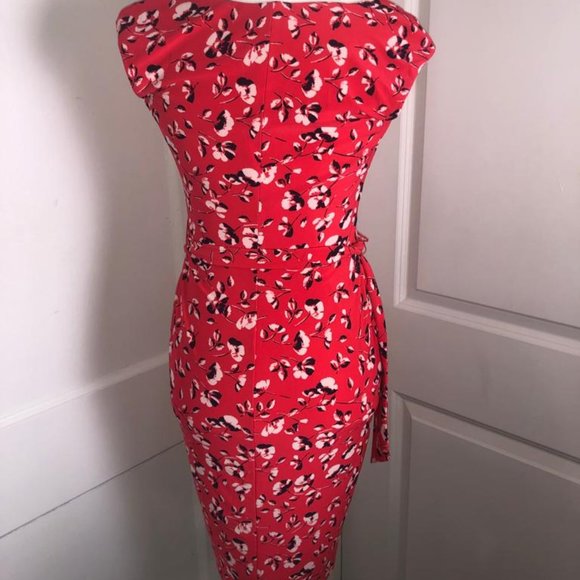 Ralph Lauren Stretch Peplum Dress Size 0 - Picture 3 of 4